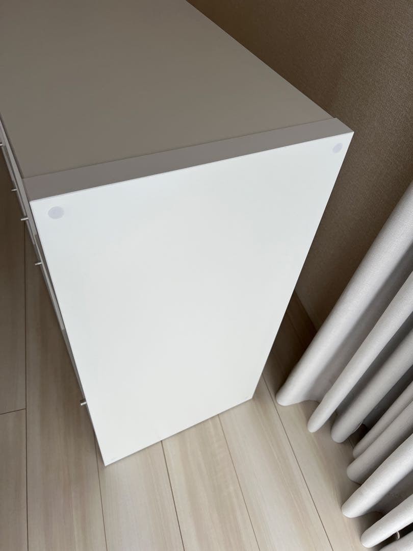 KALLAX カラックス シェルフユニット インサート4個付き, ホワイト