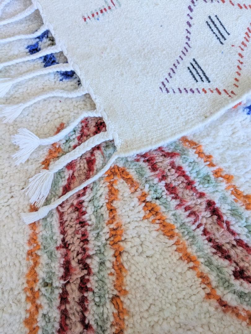 【限定セール】新品-モロッコラグ アジラルラグ-No6 104×161