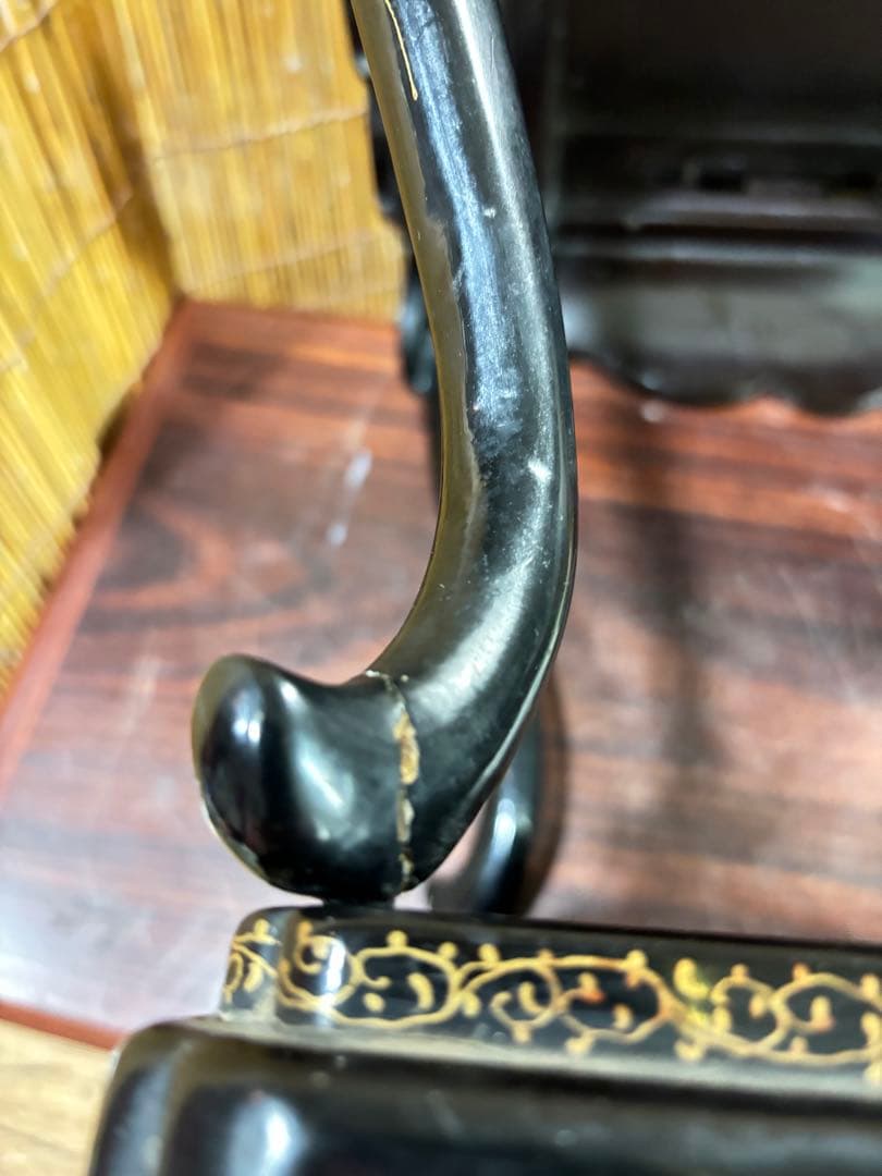 超貴重 江戸時代 伊達家から最上家に渡った 家紋の座卓