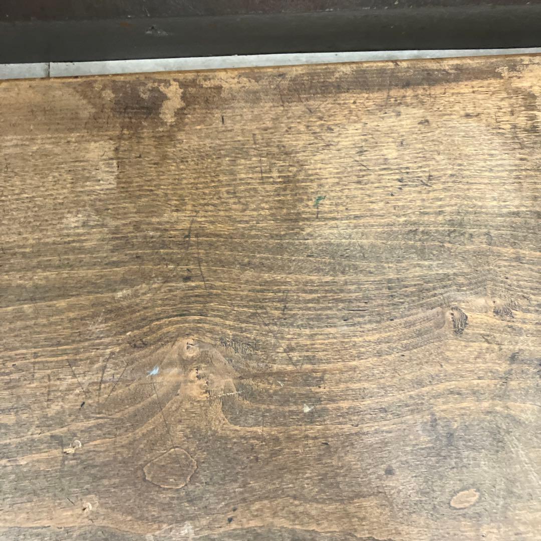 A-3 昭和レトロ 木製文机 古民具 味わい深い古材の座卓 ローテーブル 古道具