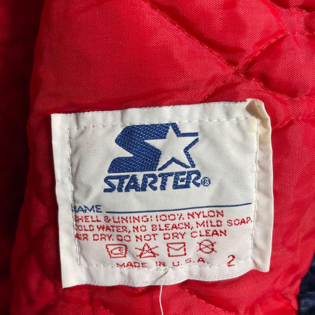 スターター　USA製 80s-90s インディアンズ　スタジアムジャンパー 短丈