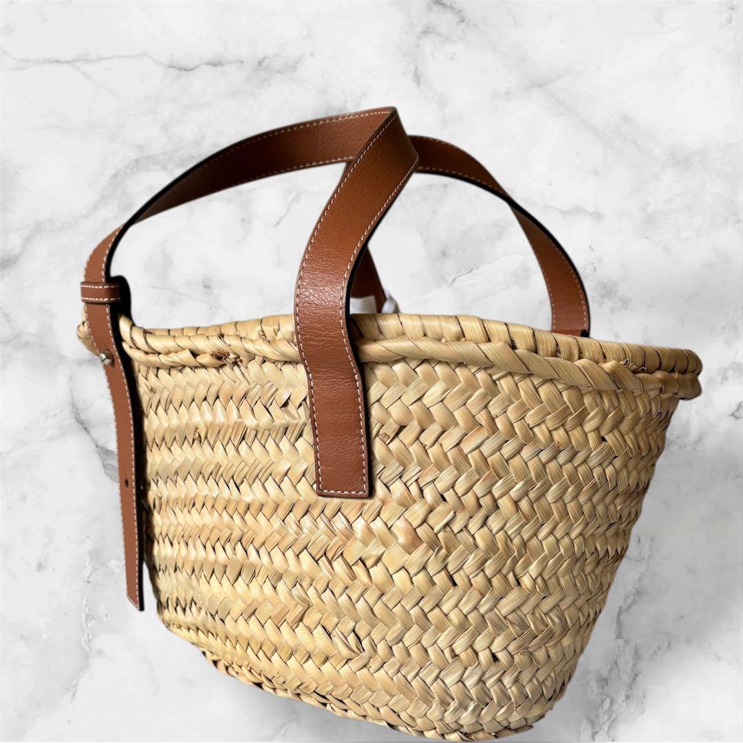 【正規品/美品】ロエベ LOEWE かごバッグ ラフィア スモール Sサイズ