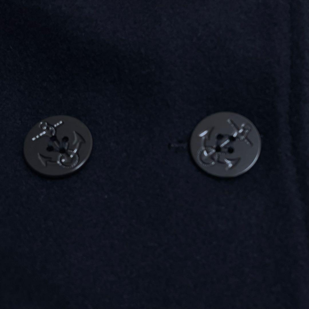 ● 【美品】 ショット 740N PEA JACKET ショートピーコート 紺