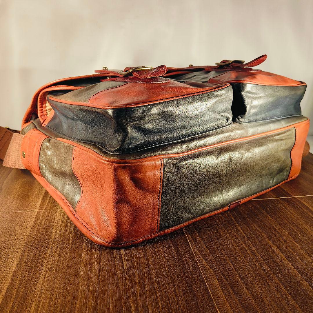 【極艶コードバン×ホースハイド】総馬革高級ビジネスバッグ　2way 日本製正規品