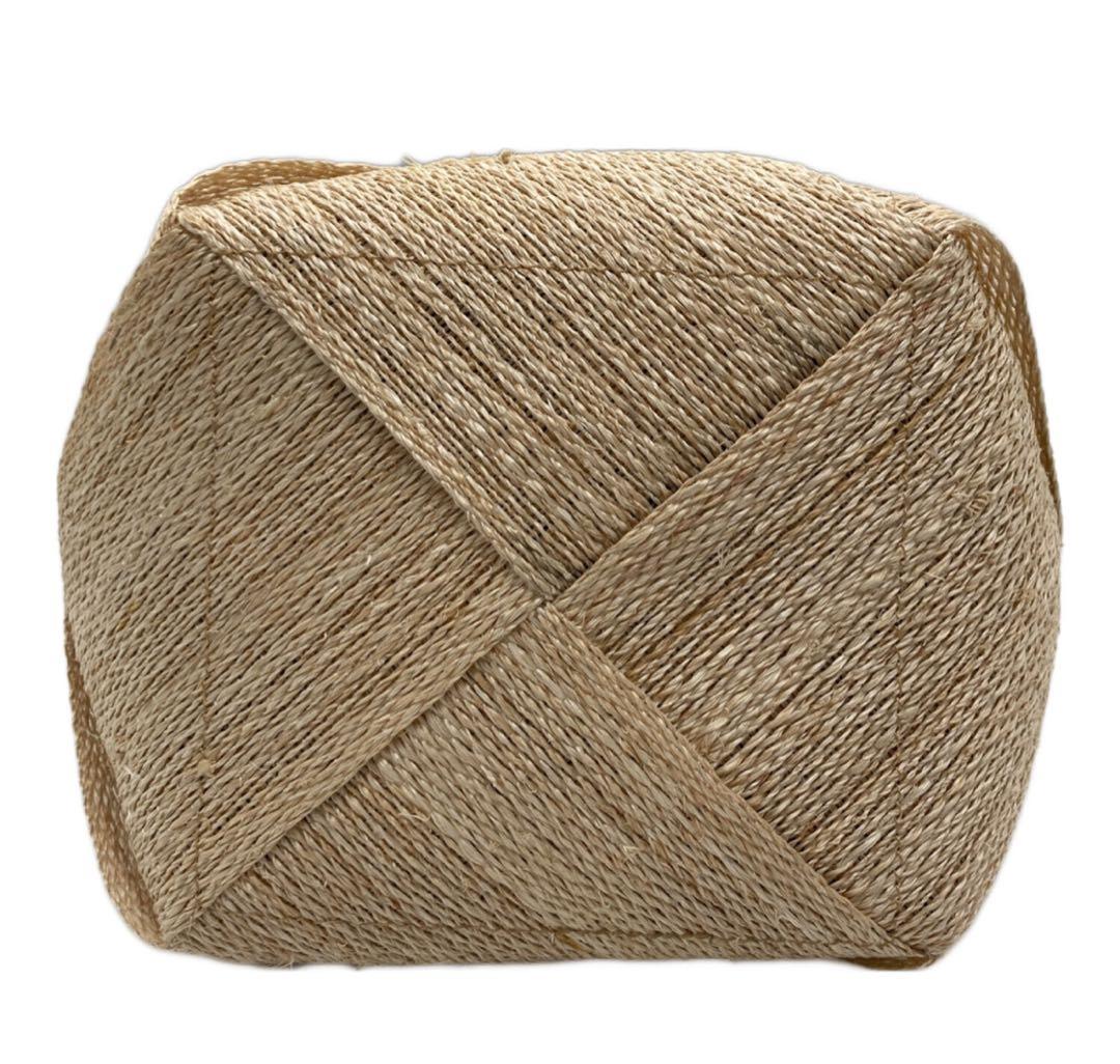 アバカメッシュ 2WAYバケットバッグ　ヴィオラドーロ　ベージュ　カゴ