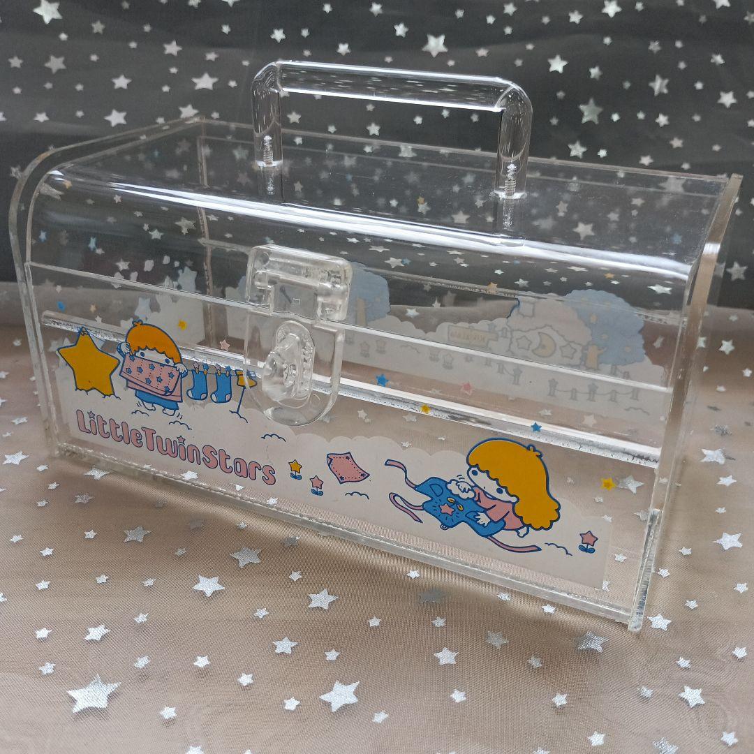 キキララ　取っ手付き　小物入れ　アクセサリーケース　ジュエリーボックス