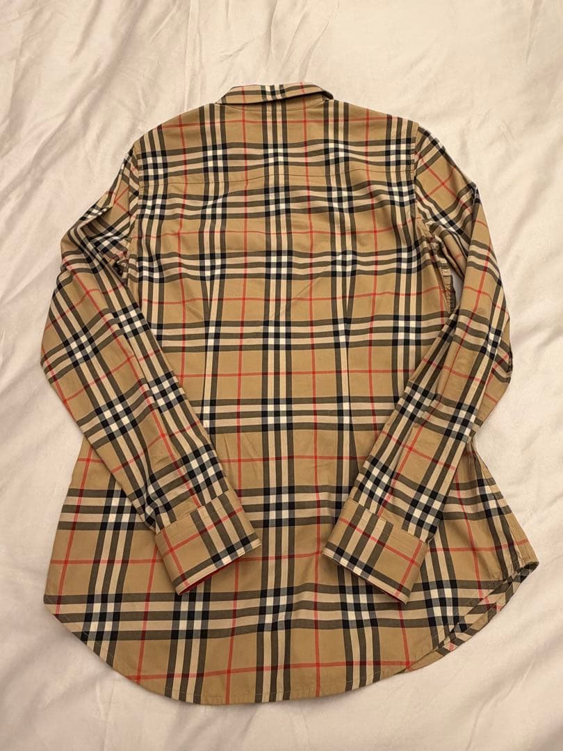 BURBERRY チェック柄 長袖シャツ