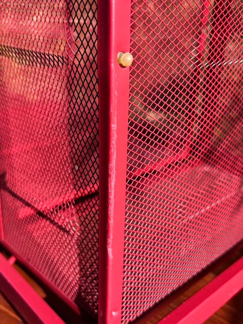 廃盤 稀少品　IKEA ANDY 赤 キッチンワゴン ポストモダン