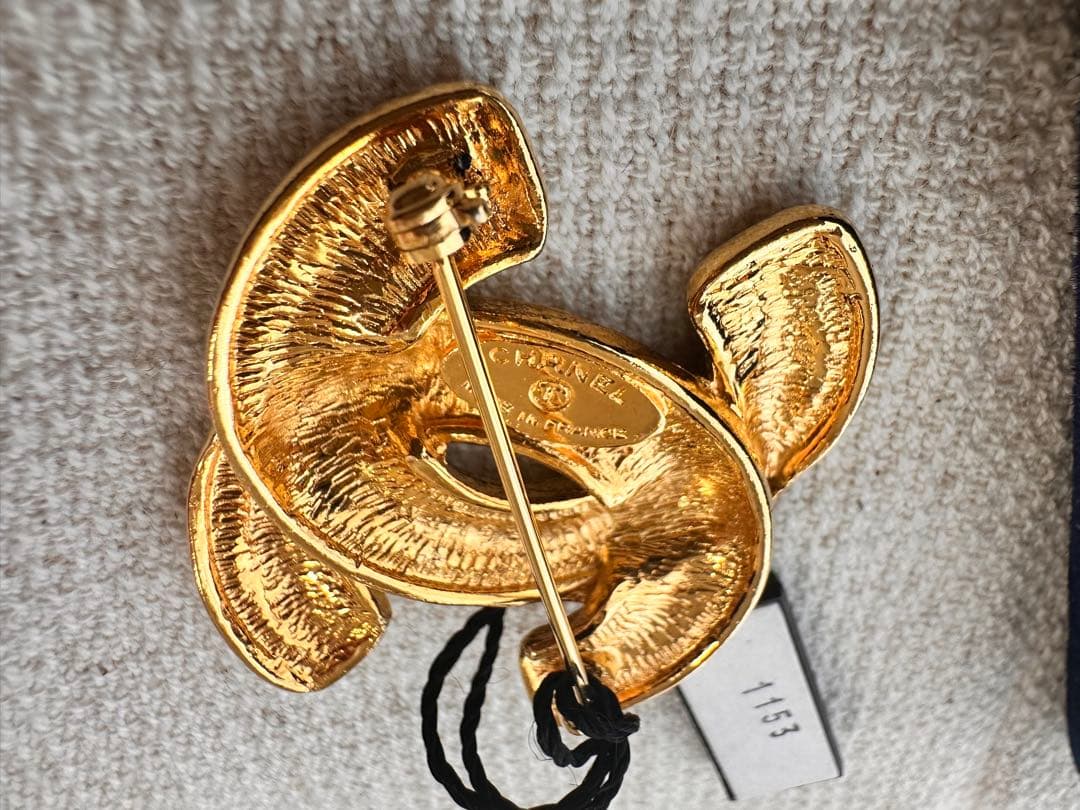 ⭐️ 鑑定済✨未使用【CHANEL】ブローチ　マトラッセ　CHANEL