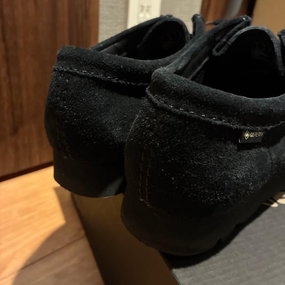 Clarks GORE-TEX ワラビー 25.5 ブラックスエード