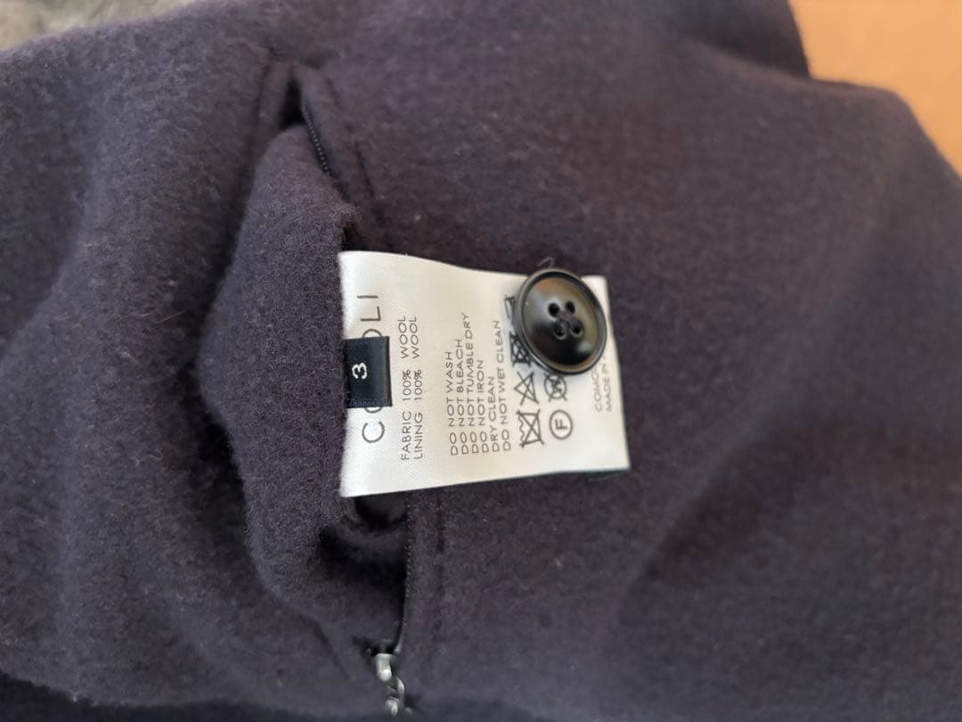 comoli ナッピングウールマッキノウクルーザー　コモリ　SIZE 3