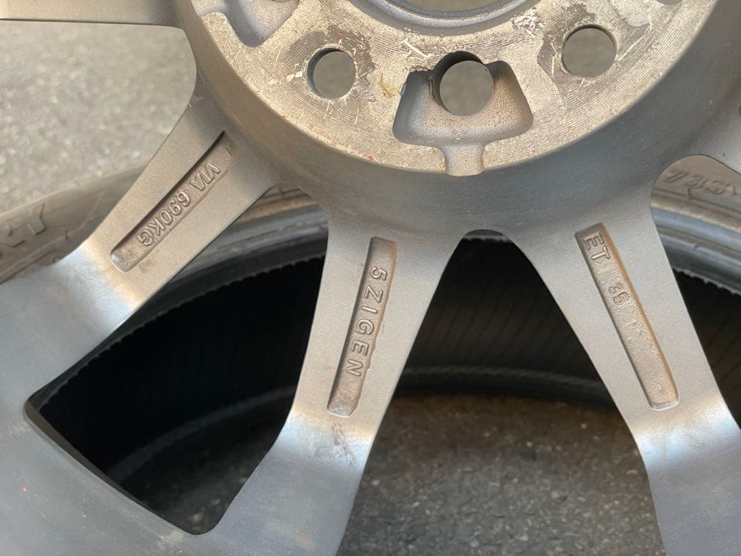 s様用18インチ 9J +35 5ZIGEN 114.3 ホイール