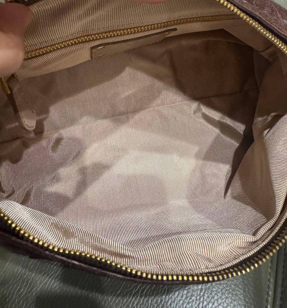 PRADA ワンショルダーバッグ 革製 レザー ブラウン 中古品