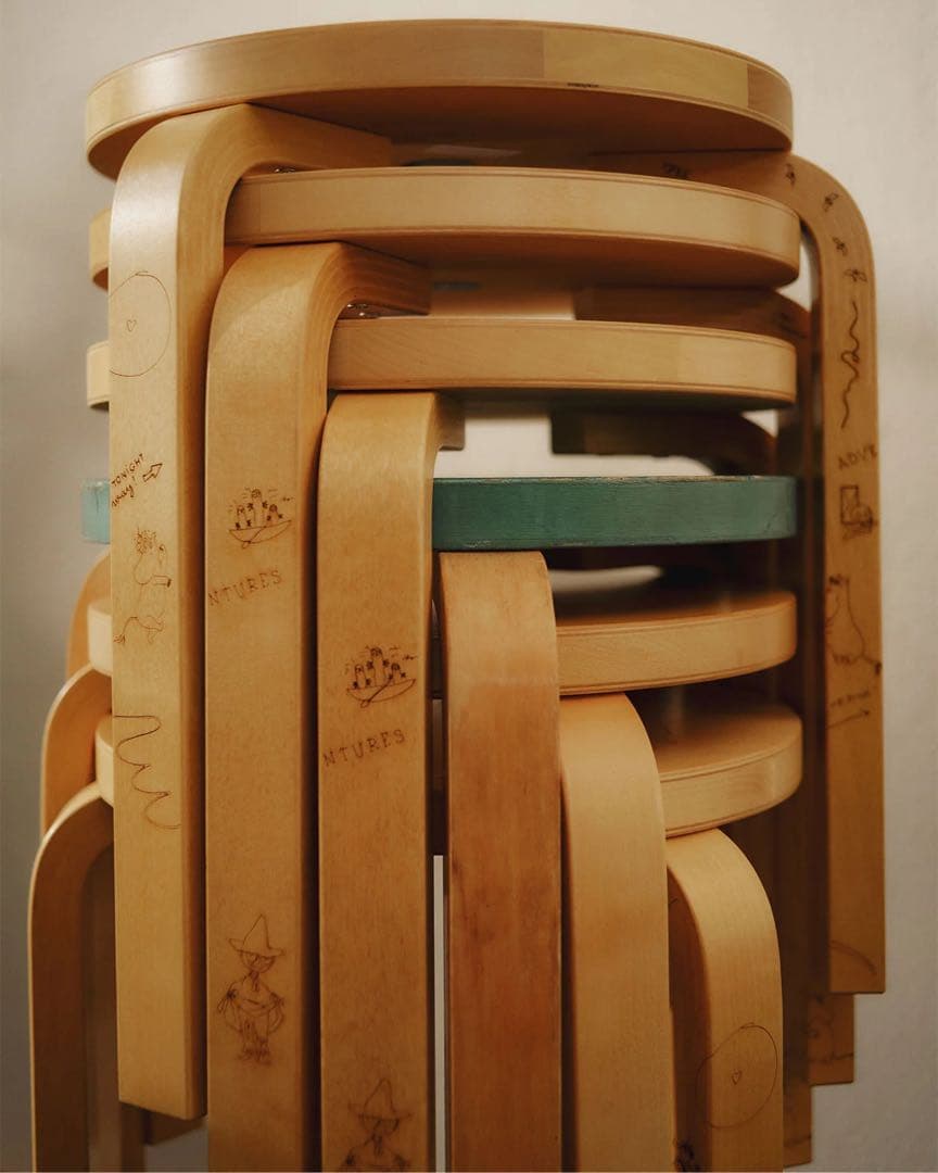 専用　Artek Moomin 60 ムーミン　アルテック　スツール60
