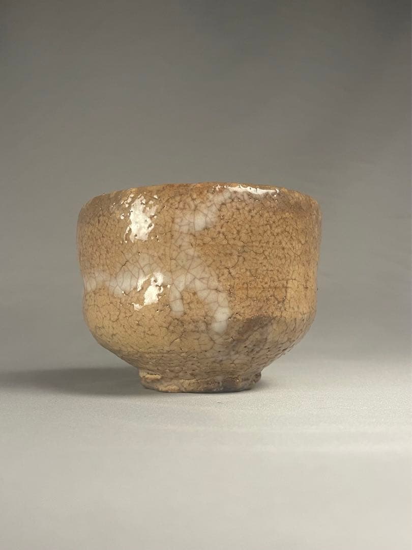 「炎の陶工」【月形那比古】作 鬼萩茶盌 抹茶茶碗 茶道具 共箱