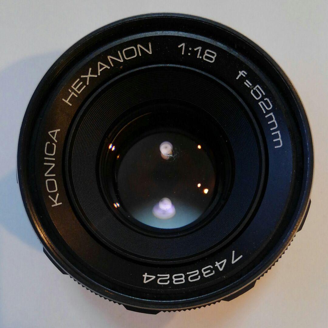 コニカ　ヘキサノンレンズ52mm  F1.8