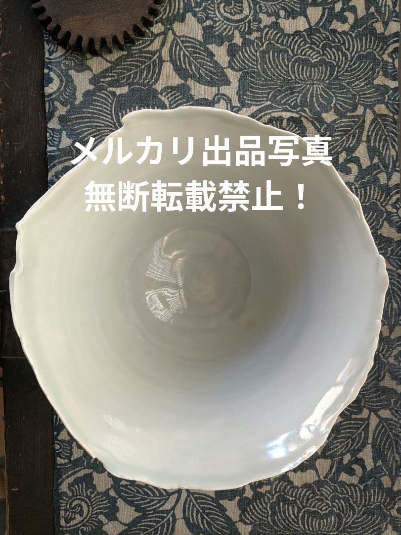 作家　生井講蔵 作　青白磁　深鉢　大深鉢