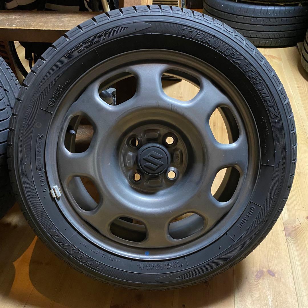 ハスラー　純正ホイール　トーヨー 15インチ タイヤセット① 画像一本目と二本目