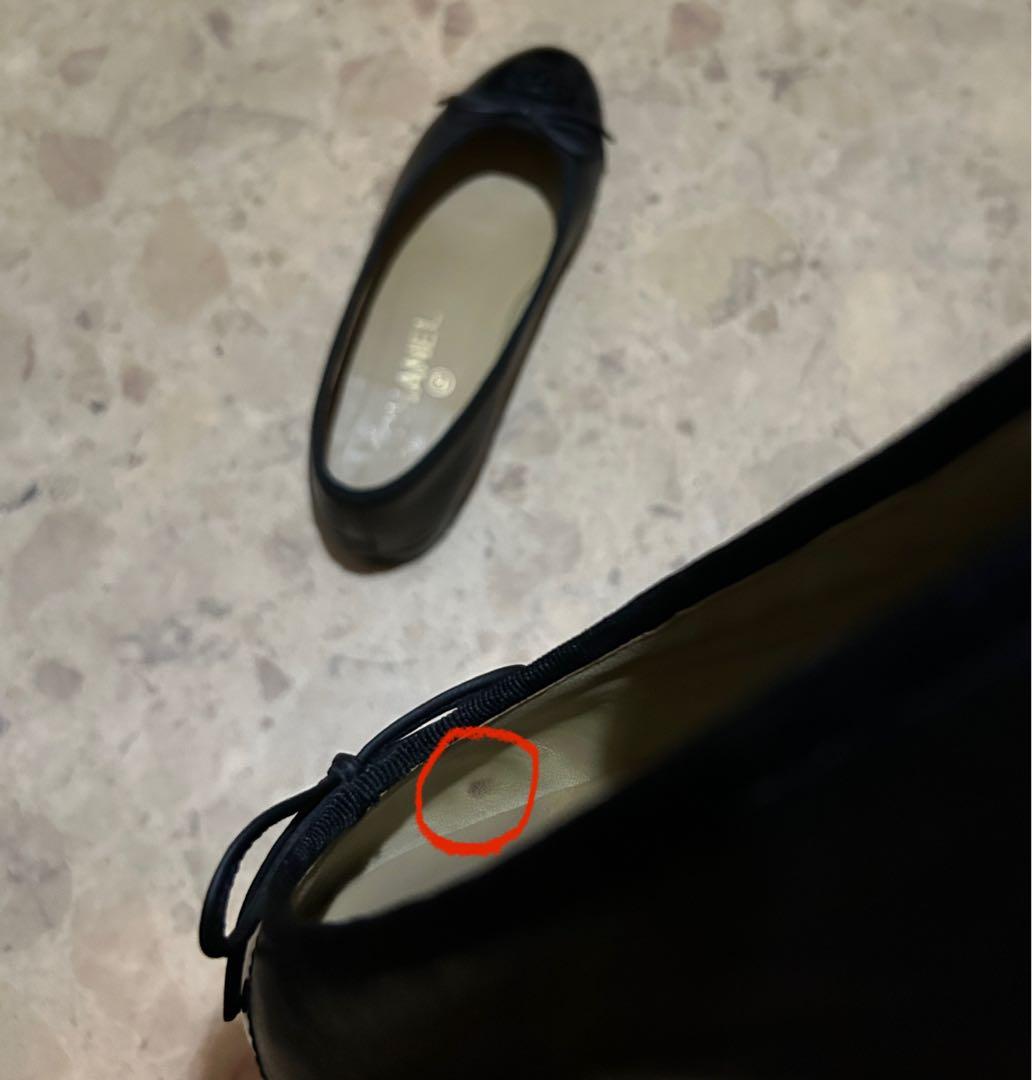 CHANEL バレリーナ　バレエシューズ ブラック