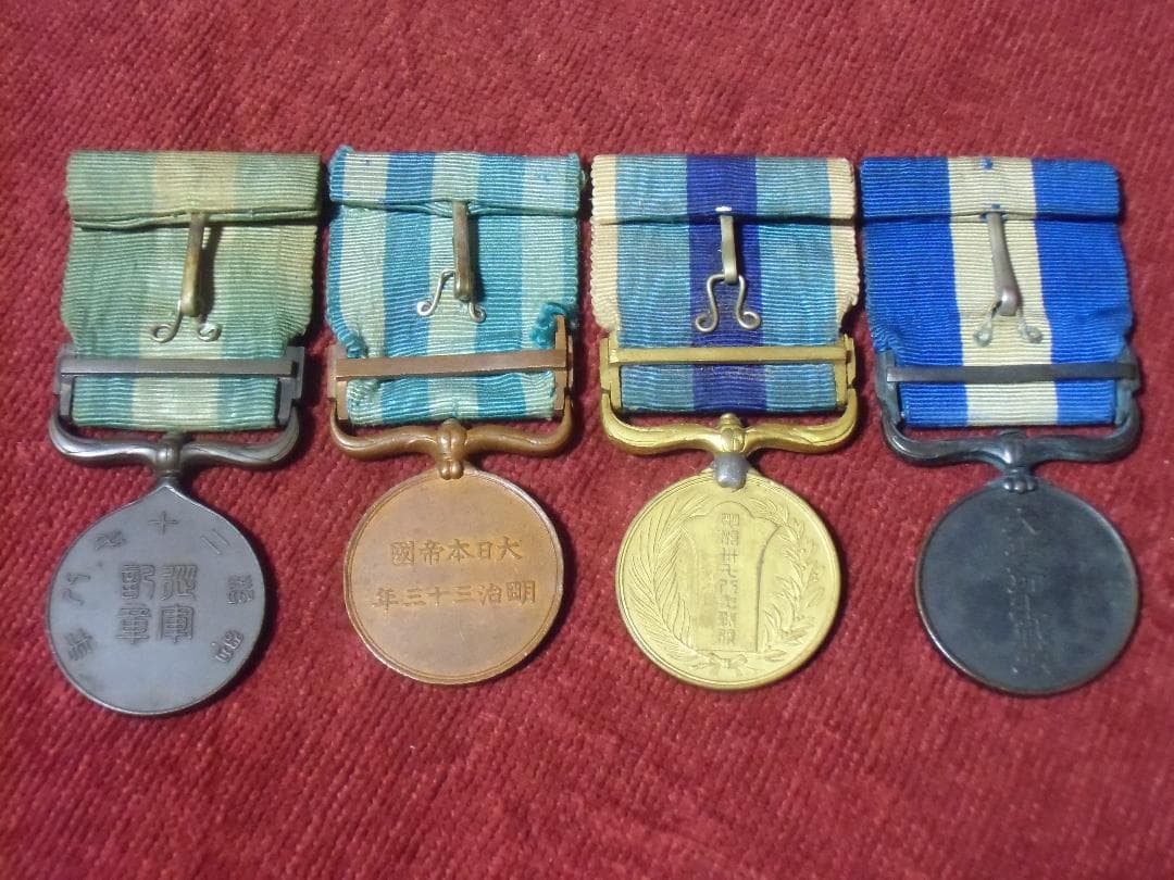 ●日本の勲章/徽章/日本軍＊明治～大正時代＊４点セット（実物）