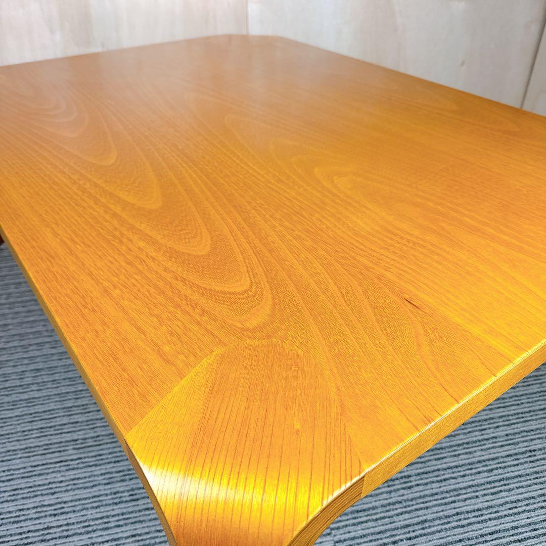 美品 天童木工 ローテーブル 乾三郎 座卓 106×75.5×33.5 引取割有