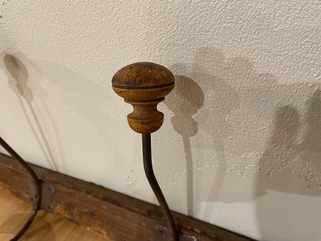 アンティーク 木製 壁掛け ウォールフック