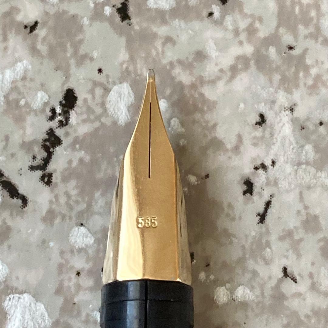#147 オーバーホール済み 万年筆 モンブラン MONTBLANC 14k