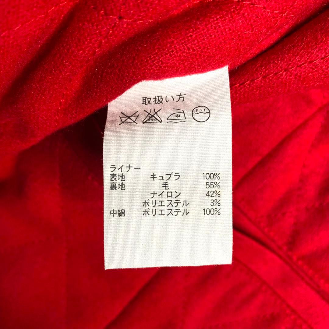 美品✨ブルックスブラザーズ コート 金ボタン ライナー ロロピアーナ 赤 XL