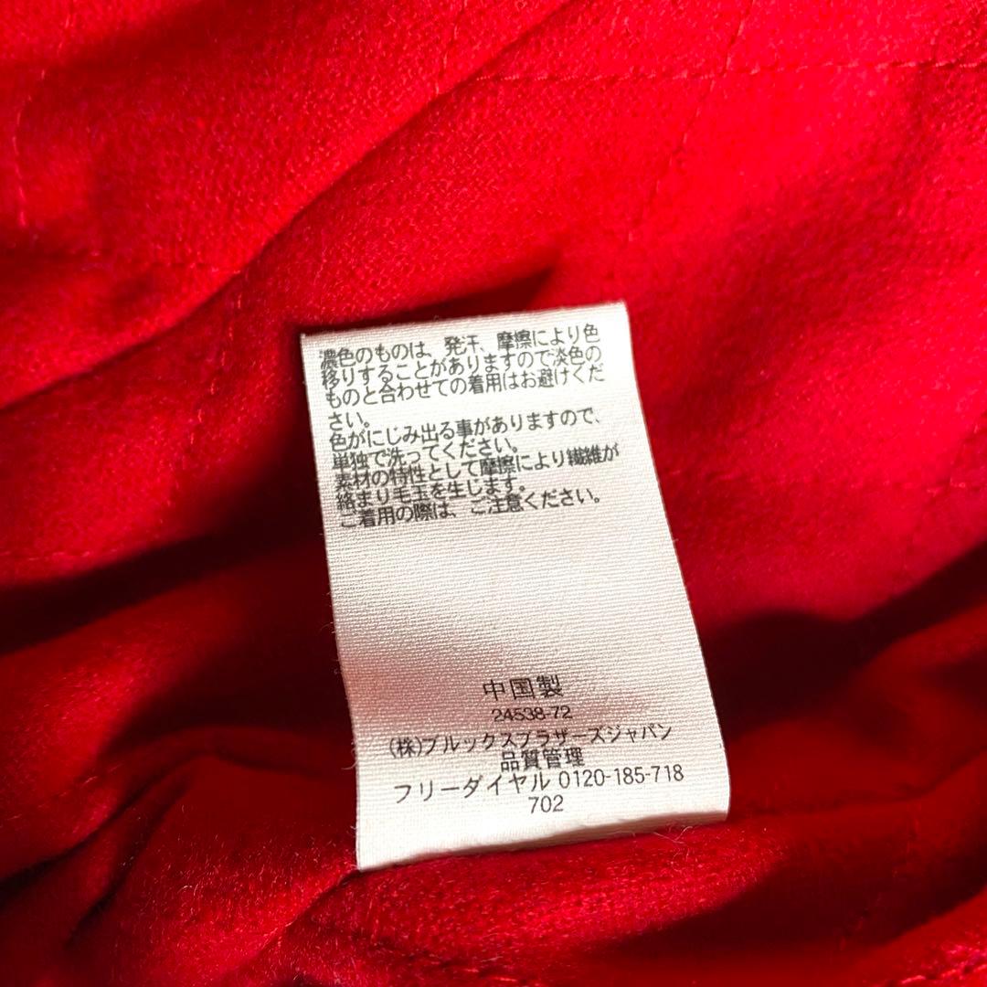 美品✨ブルックスブラザーズ コート 金ボタン ライナー ロロピアーナ 赤 XL