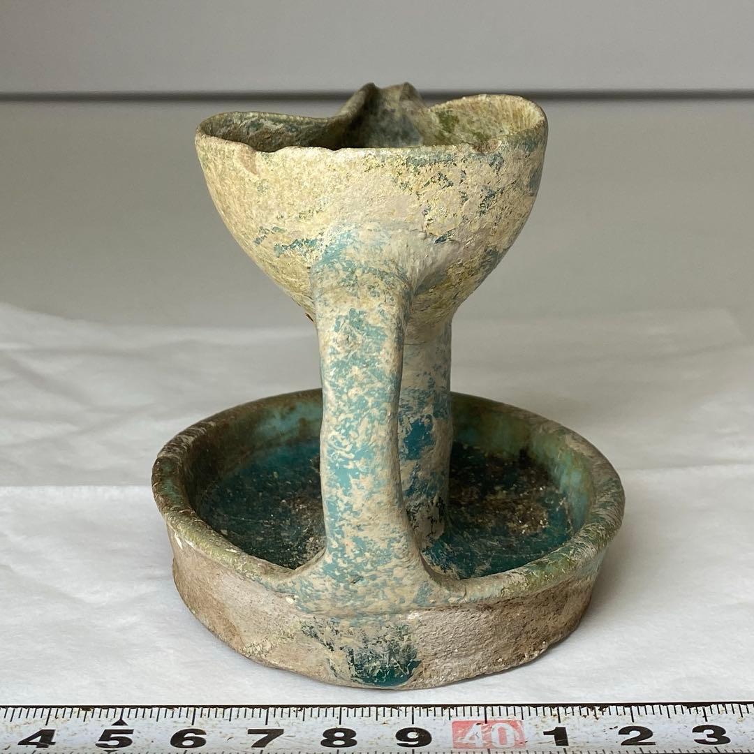 古代 ギリシャ 水注 H8.2cm 東キ7-1206☆2F