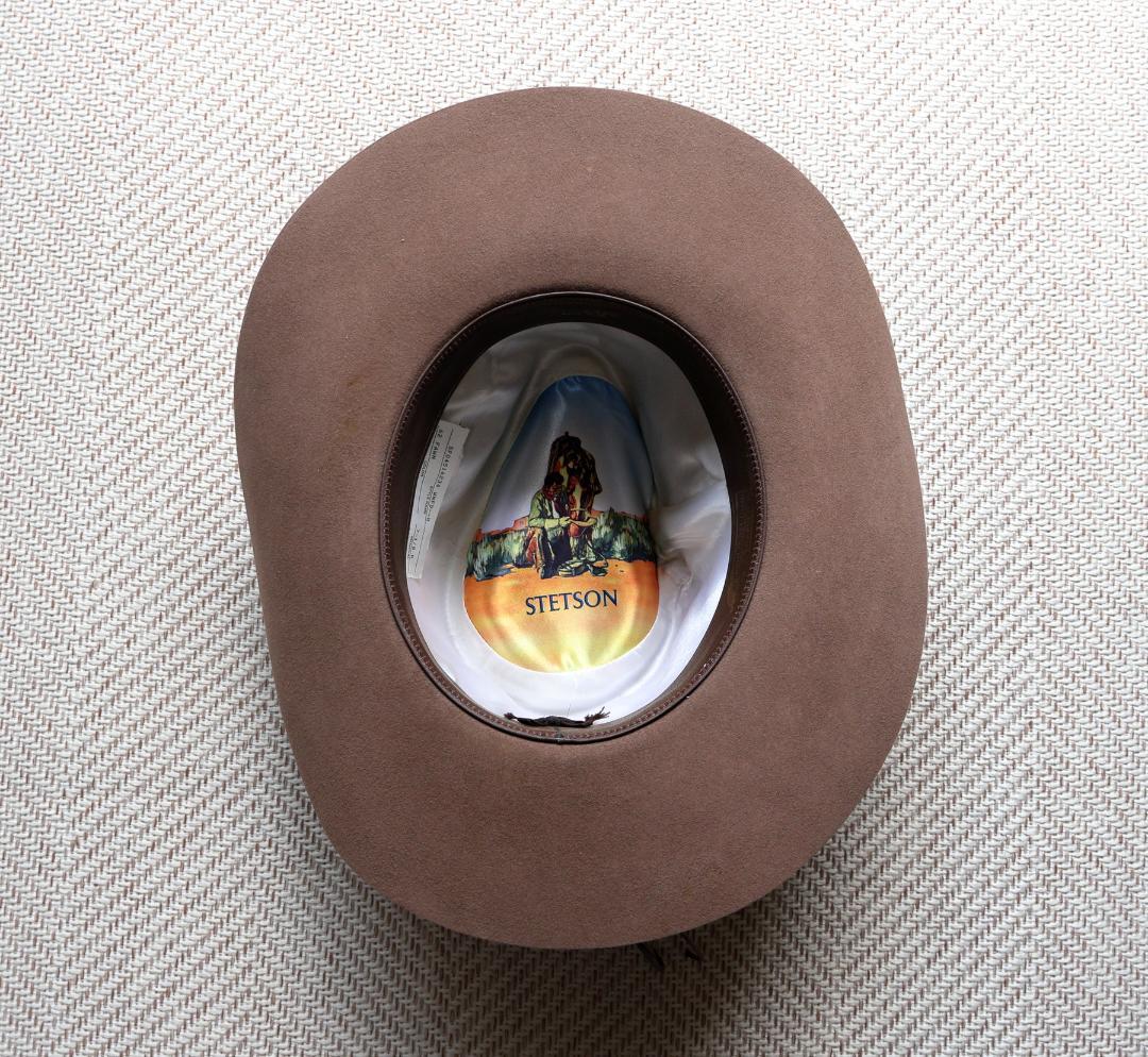 【値下げしました】STETSON ウールハット 7-1/8 Fawn