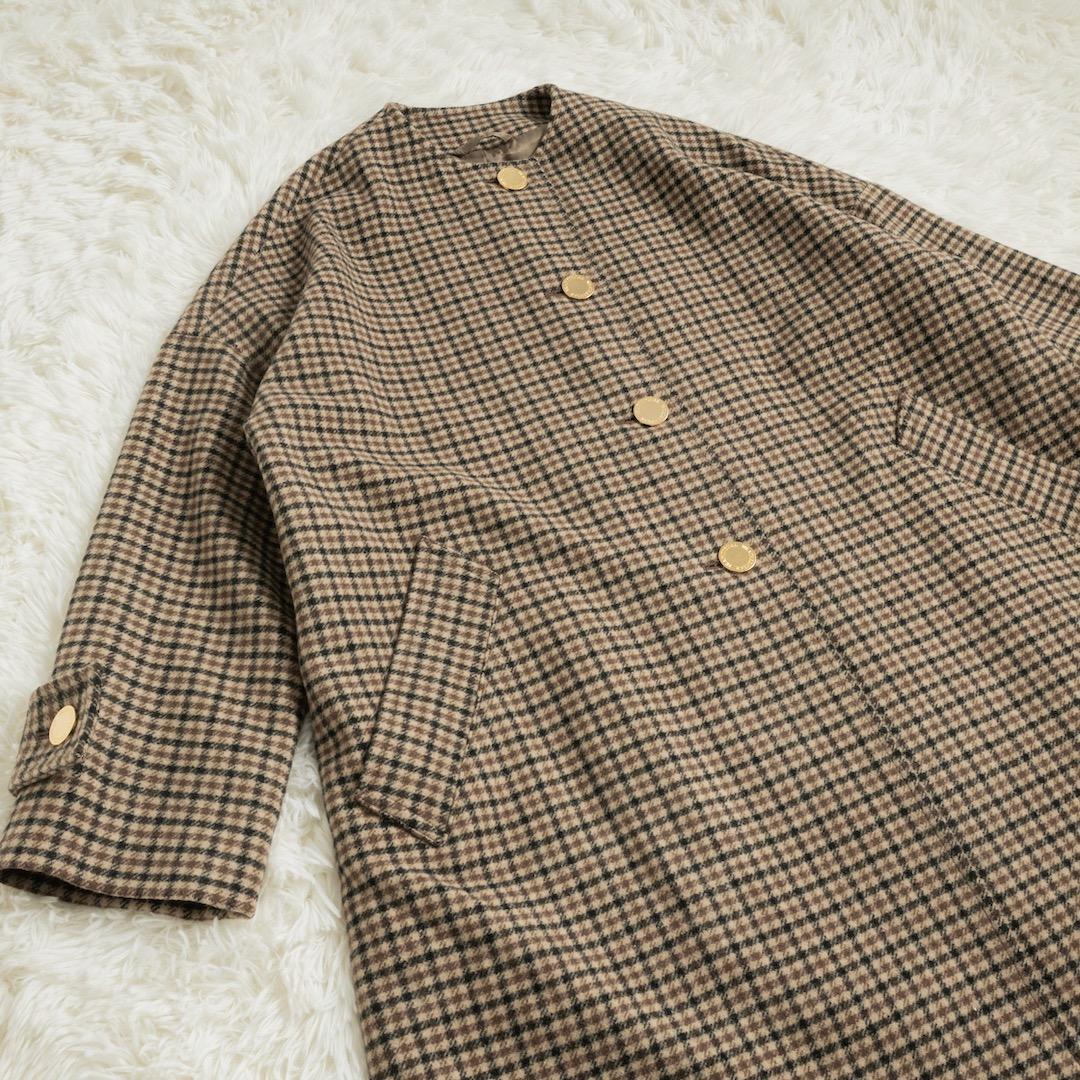 美品 トラディショナルウェザーウェア 24AW マールトン ノーカラー コート