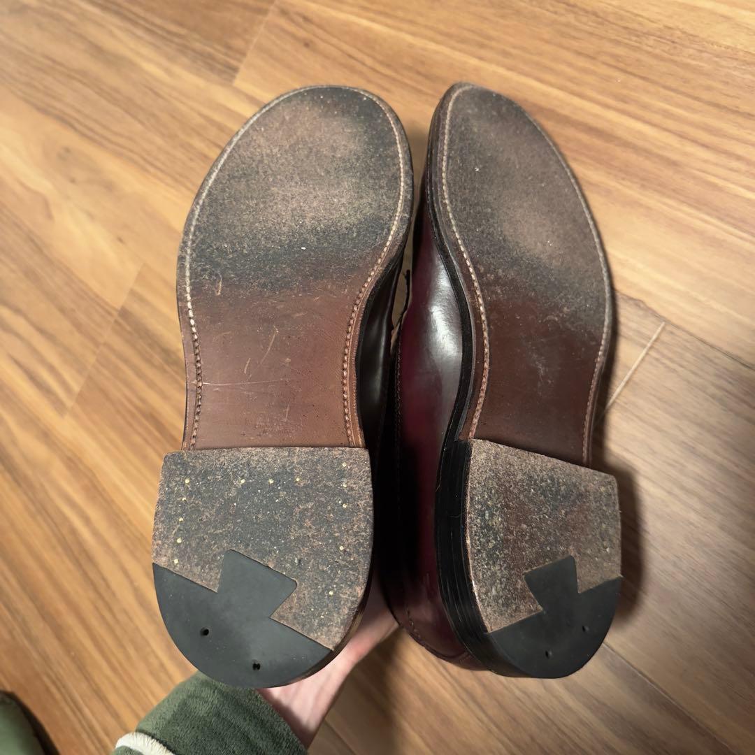 Alden Moctoe モックトゥ バーガンディ コードバン 8E