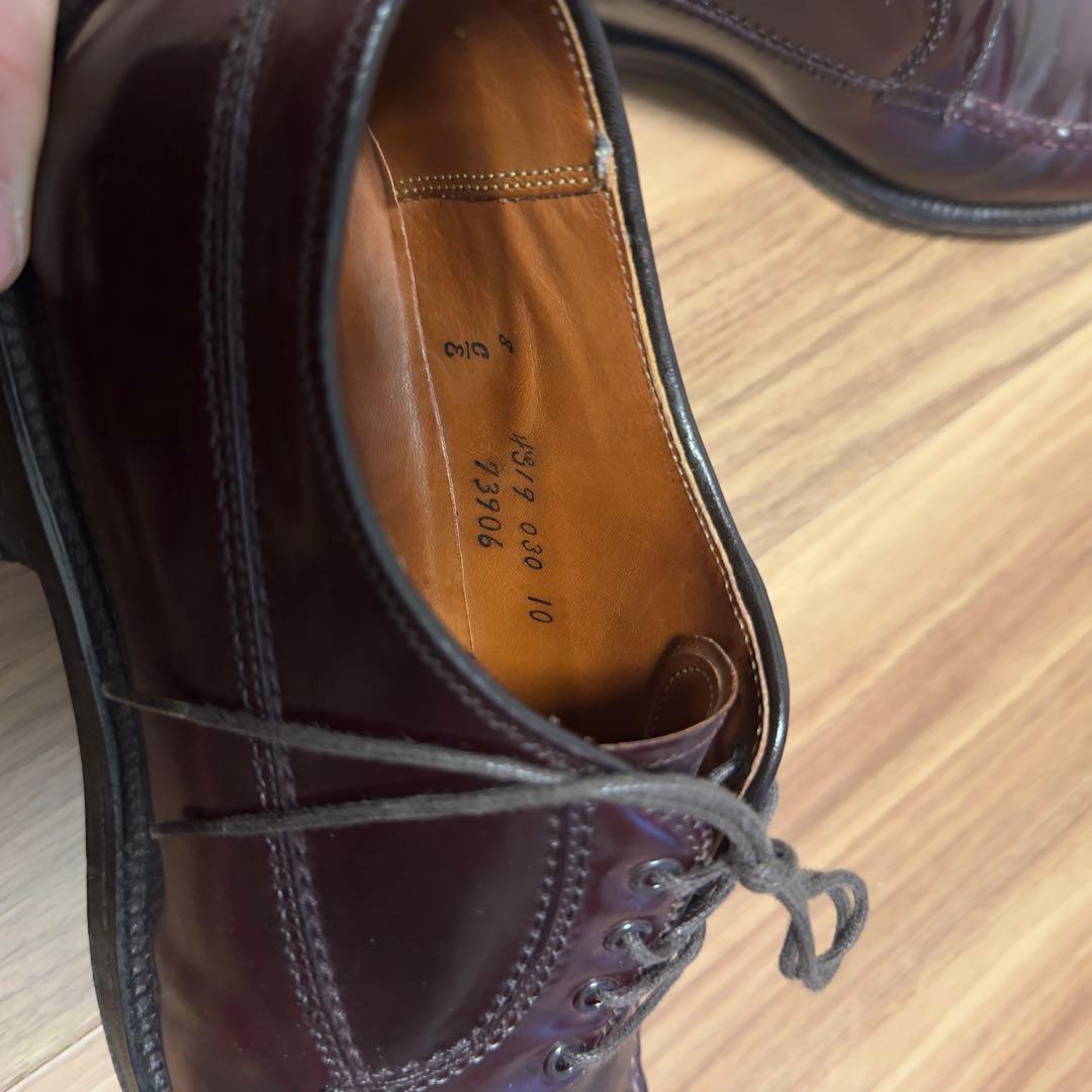 Alden Moctoe モックトゥ バーガンディ コードバン 8E