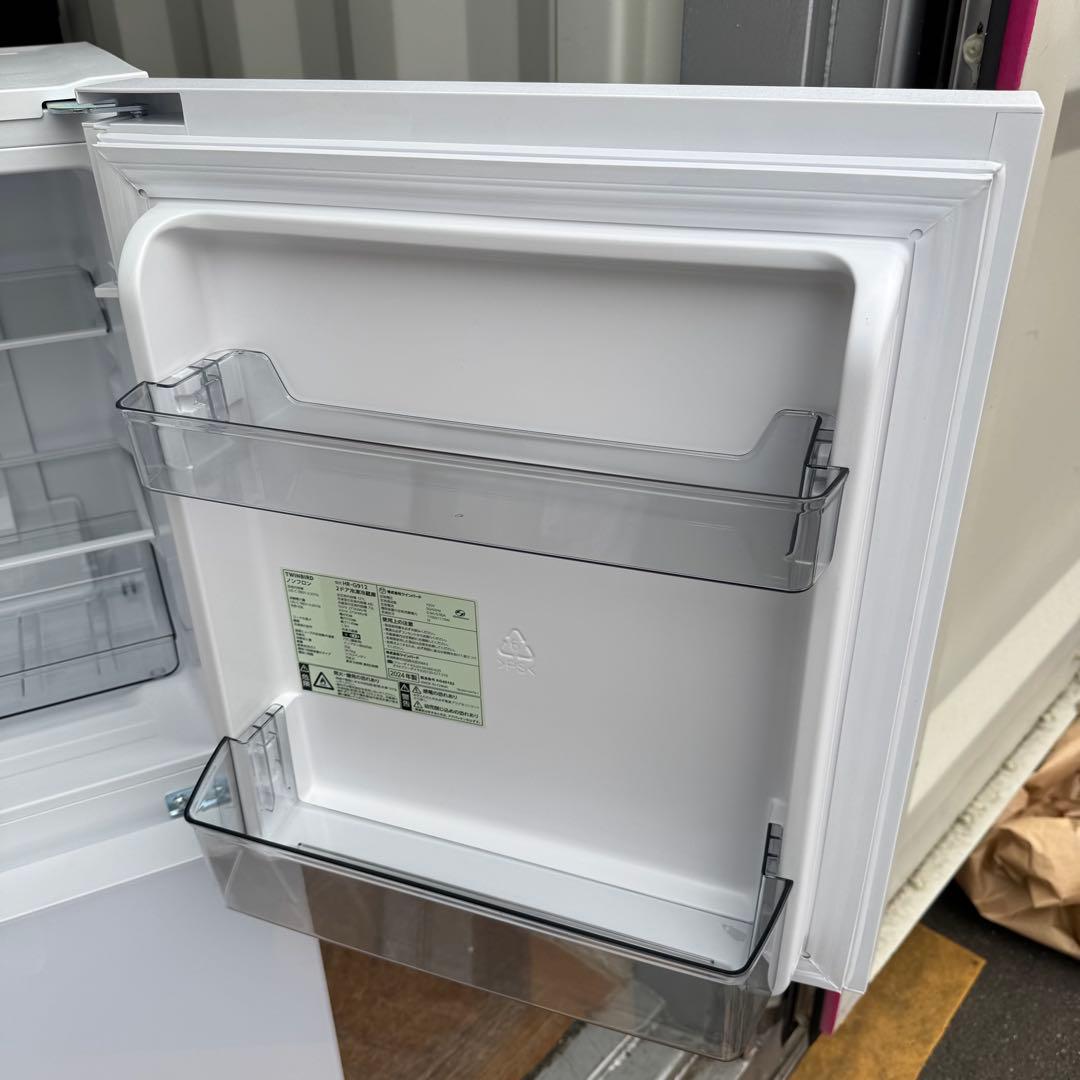 C7307★2024年製★ほぼ新品★ツインバード冷蔵庫ガラス　洗濯機　家電セット