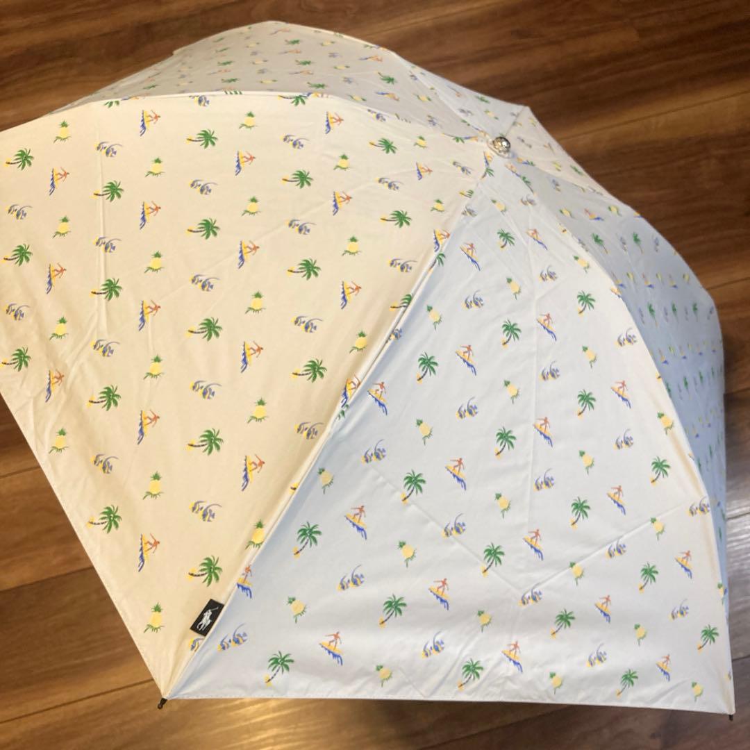 新品　ポロラルフローレン　晴雨兼用　日傘　一級遮光99.99% 遮熱 UV