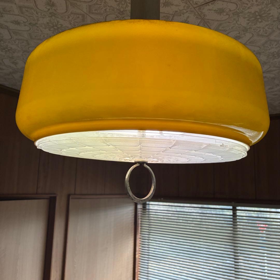レトロ　ペンダントライト　動作品