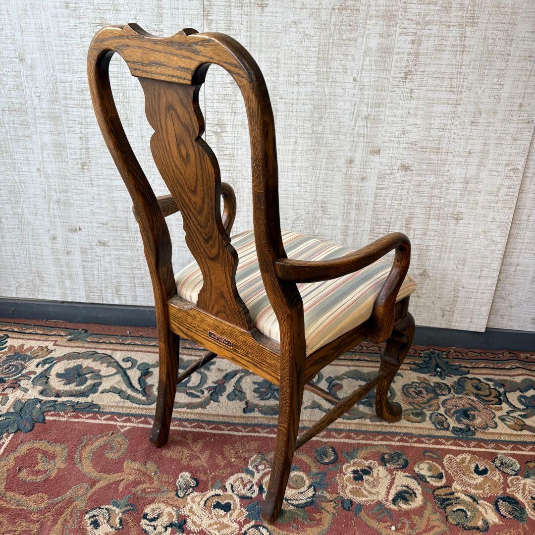 USA製 オリバーアメリカ レッドオーク材 ベントウッドチェアー アームチェア