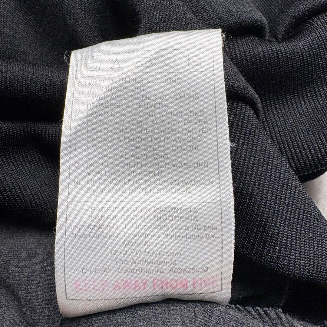 90s ナイキ ハーフジップ　プルオーバートラックジャケット　銀タグ　刺繍ロゴ