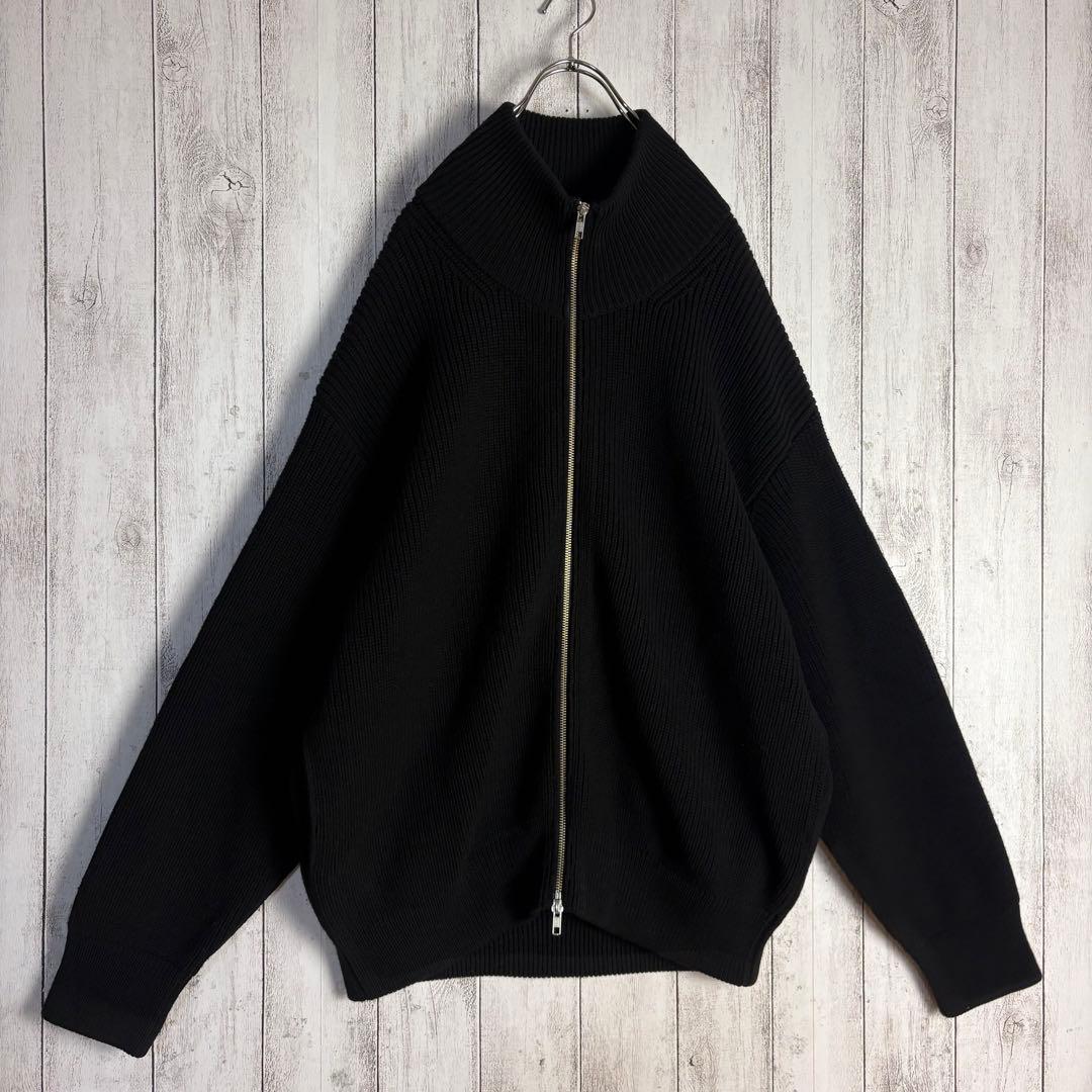 【人気デザイン】シュタイン☆ドライバーズニット オーバーサイズ stein 黒色