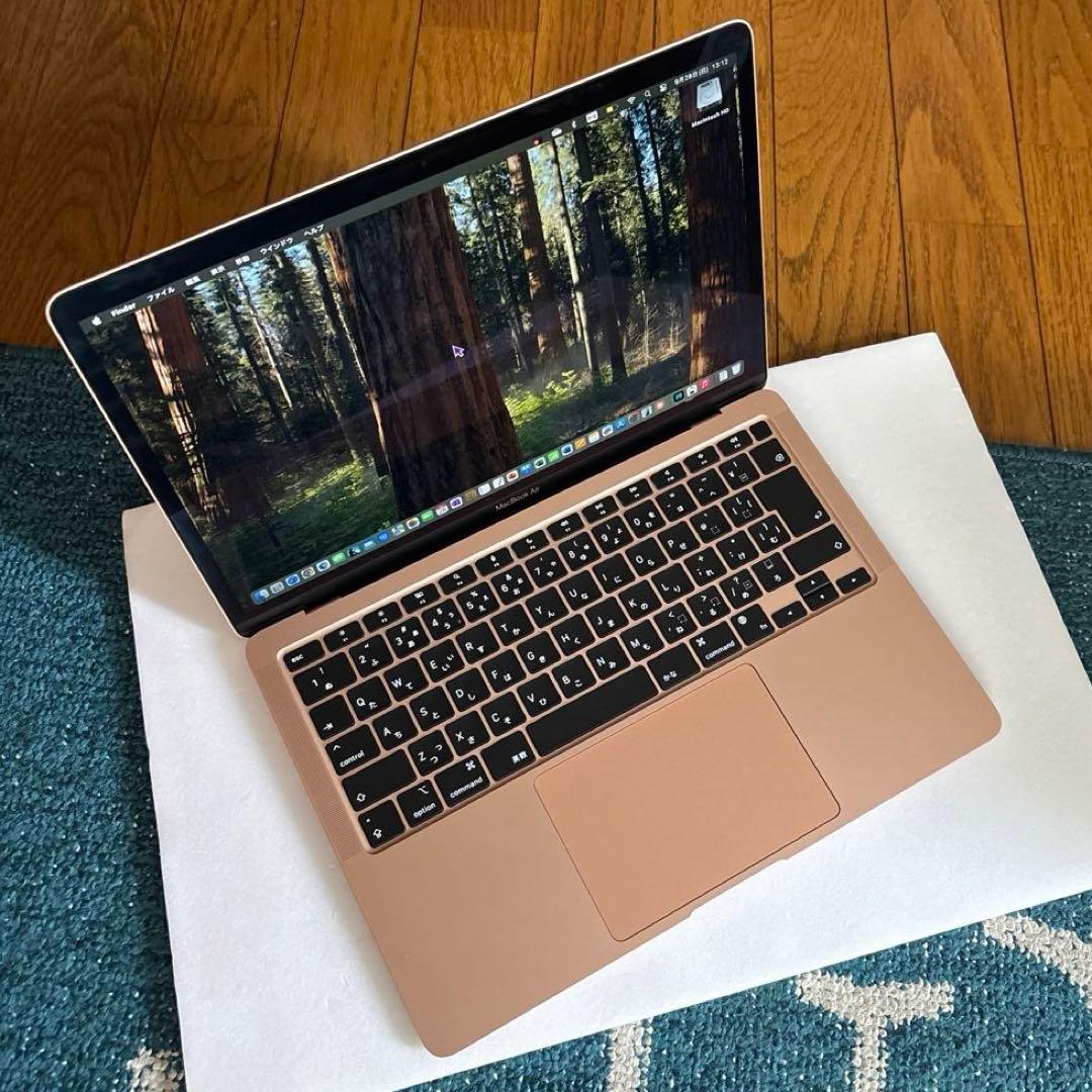 MacBook Air (M1, 2020)ゴールド 8GB/256GB SSD