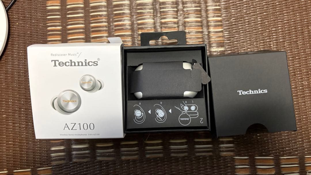 Technics eah-az100 シルバー オリジナルガジェットポーチ付き