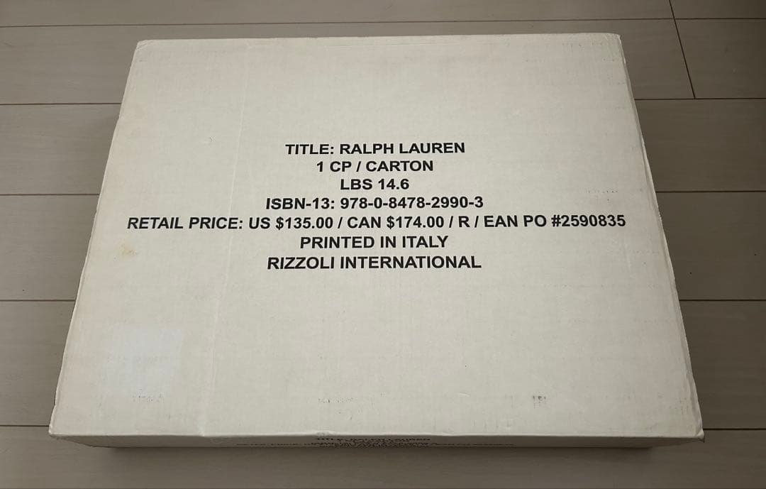 新品 箱付き RALPH LAUREN ラルフローレン 40周年記念写真集 初版