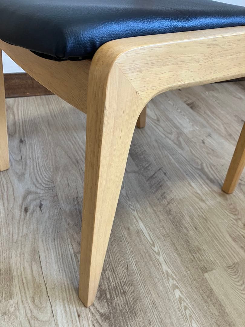 TOYO FURNITURE ダイニングチェア 2脚セット ナチュラル リペア品