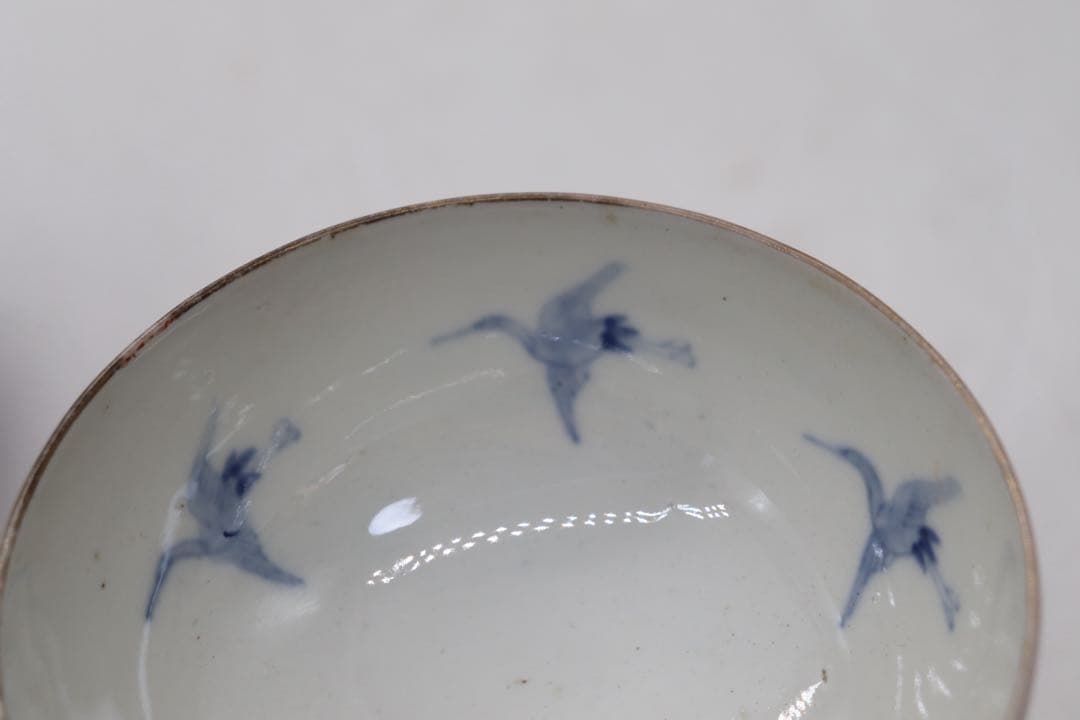 江戸　伊万里錦絵　蓋茶碗5点① アンティーク　送料込み251112