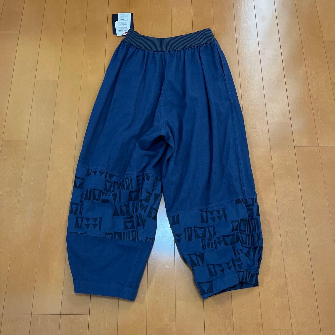 佐藤繊維　フーガフーガ　幾何学模様プリント ネイビー パンツ 51-F