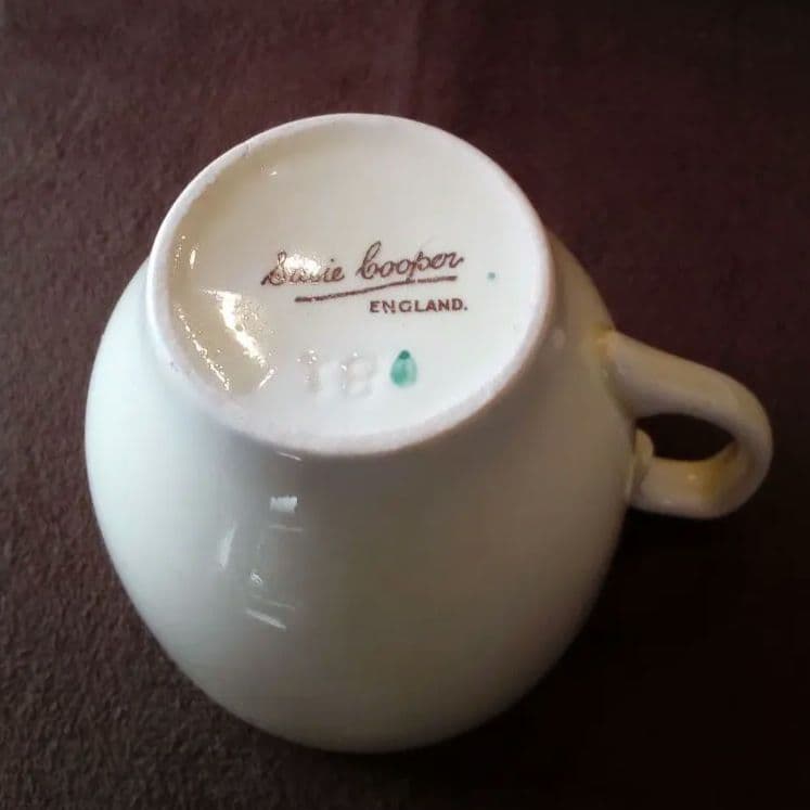 イギリス ス—ジ—•ク—パ― デミタスコーヒーカップ&ソ—サ—
