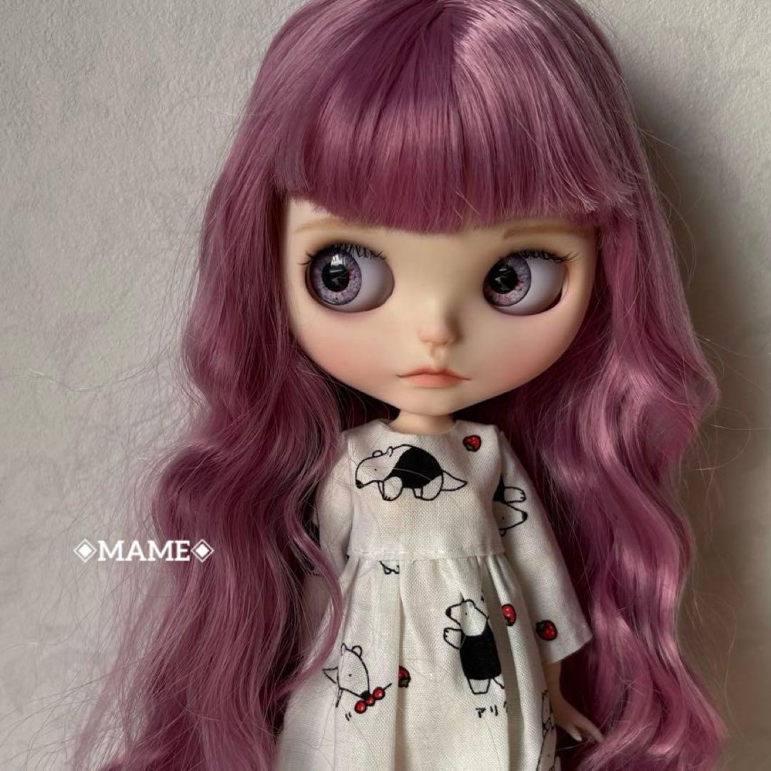 アイシードールカスタム ♡白肌・スモーキーパープル♡