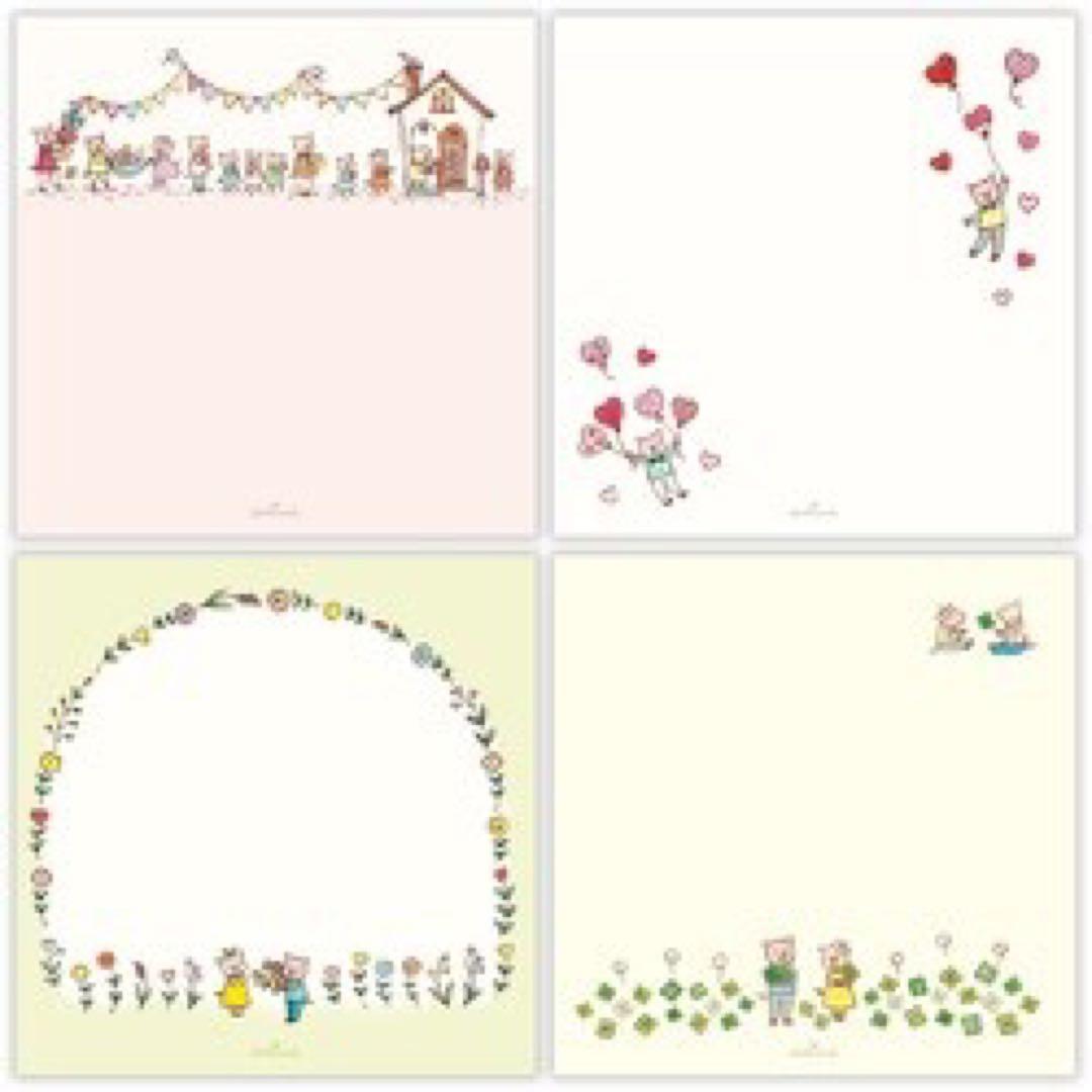 ホールマーク　Tiny Animal Tale  メモパッド　全4種