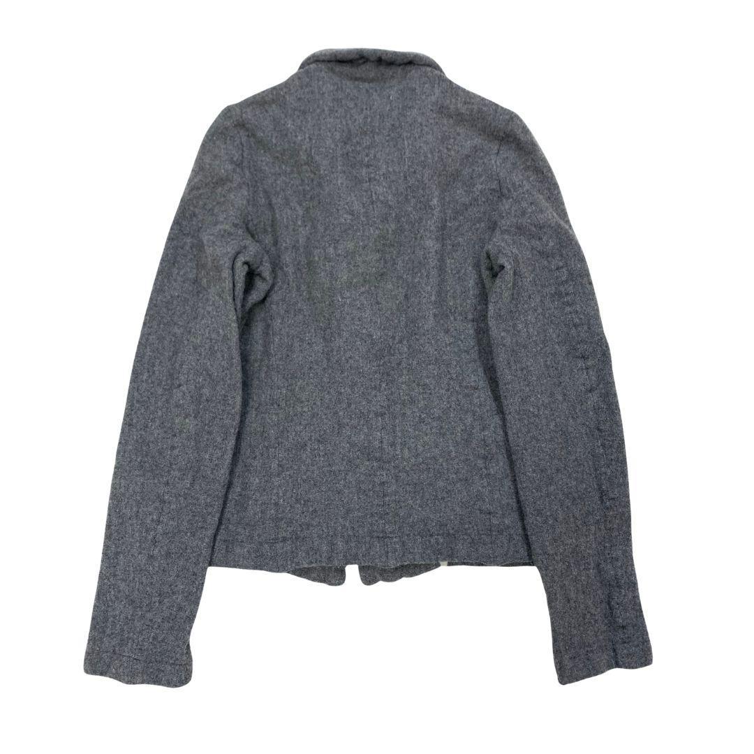 n*.様 90s ローブドシャンブル コムデギャルソン ウール 縮絨 切替 ジャ